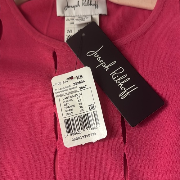 222926 Raspberry Cut Out Sweater - Picture 4 of 4